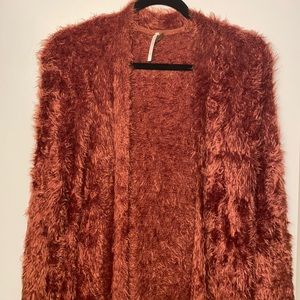FREE PEOPLE fuzzy cardigan